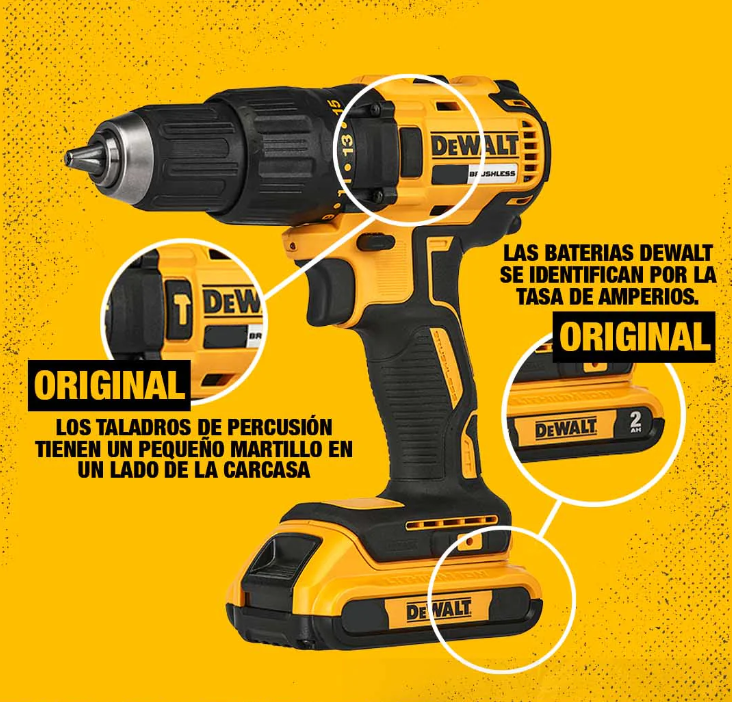 TALADRO INALÁMBRICO DEWALT 48V + 26 ACCESORIOS DE REGALO PROMOCION